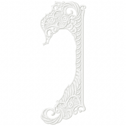 3D Specialty Lace And Swan Embroidery Design 11